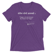 Load image into Gallery viewer, Yogasūtrabhāṣya 3.6 T-Shirt (Color)