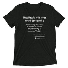 Load image into Gallery viewer, Bhagavadgītā 2.48 T-Shirt (Color)